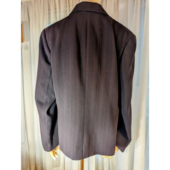 Ann Klein Suits blazer, deep purple - Size 14 - EUC - Picture 4 of 4